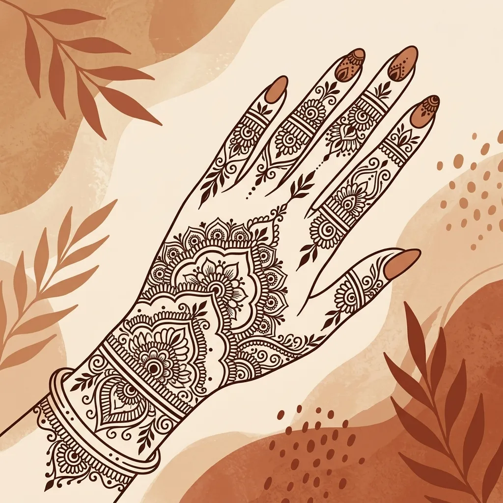 Hand Henna at Yamanto Central Beauty Salon